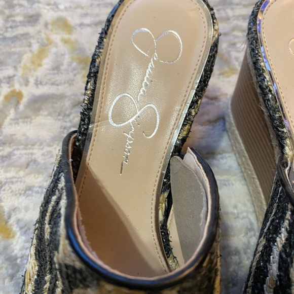 NWOT Jessica Simpson Womens Monrah Wedge Sandals - Picture 5 of 8